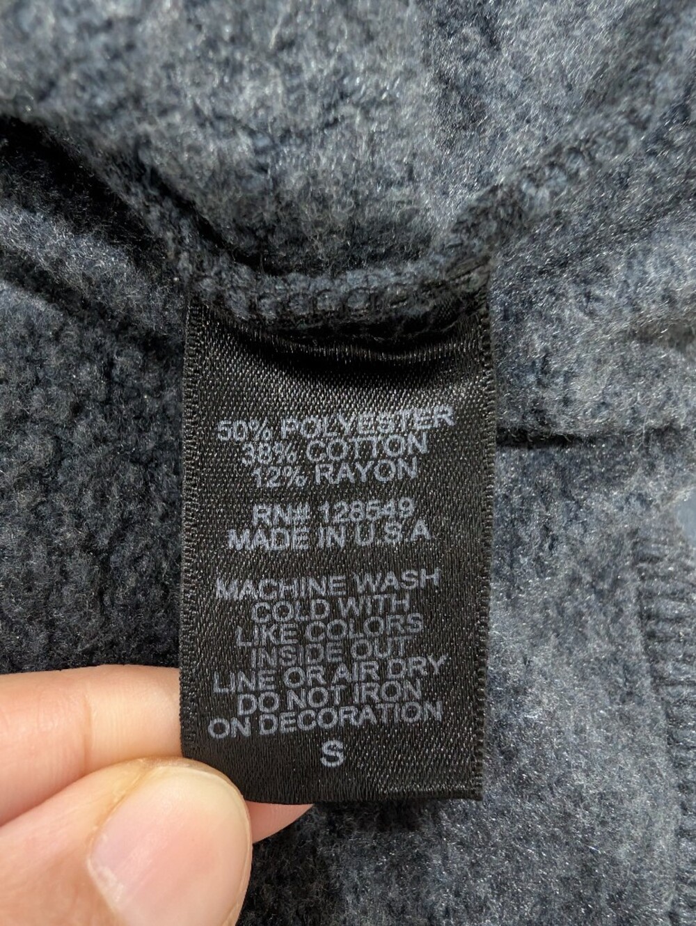 Aviator Nation FIVE STRIPE HOODIE - CHARCOAL // GREY STRIPES Size Small - Picture 6 of 6